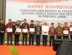 Pemkab Batang Hari Terima Nilai Tertinggi MCP dari KPK RI