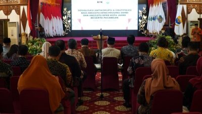 KPK Gelar Sosialisasi Gratifikasi dan Strategi Pemberantasan Korupsi Bagi Anggota DPRD Provinsi dan Kota Jambi Beserta Pasangan