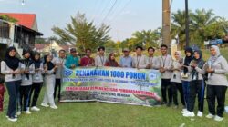 Mahasiswa KKN UIN STS Jambi Tanam 1000 Bibit Pohon