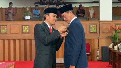 Edi Purwanto Pimpin Paripurna Pengambilan Sumpah PAW M Asriadi
