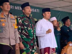 Hadiri Apel Hari Santri Nasional di Kabupaten Tebo, Edi Purwanto Pakai Sarung