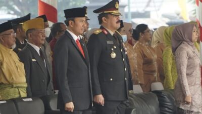 Ketua DPRD Jambi Hadiri Upacara dan Syukuran Hut TNI ke 78 di Makorem 042 Gapu