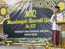 Pembukaan MTQ di Sungai Gelam, Edi Purwanto: Pahami Al Qur’an Sebagai Pendoman Hidup
