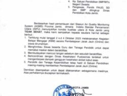 Walikota Jambi Keluarkan Edaran Sekolah Daring di Tingkat PAUD-SD-SMP-sederajat