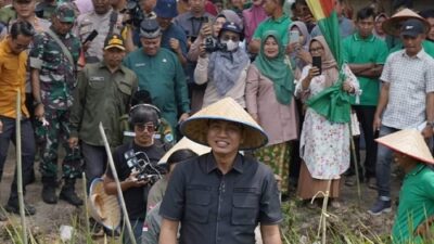 Bupati Fadhil mendapatkan reward dari Wapres karna berhasil turunkan angka kemiskinan