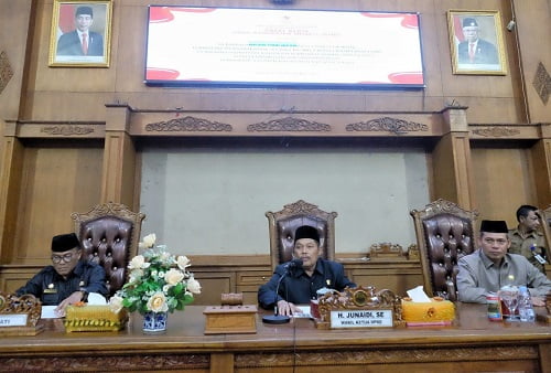 Paripurna Pandangan Umum Fraksi-fraksi DPRD Muaro Jambi Tentang Ranperda tahun 2023