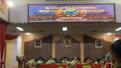 Pemkab Bersama DPRD Gelar Paripurana Memperingati HUT Kabupaten Batang Hari Ke-75 Tahun 2023