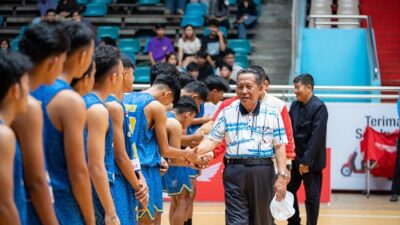 Wagub Sani Buka Liga Basket Pelajar SMA 2023-2024