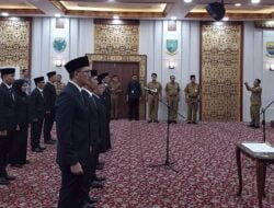 Wagub Sani Lantik 14 Pejabat Eselon III dan IV Pemprov Jambi, Ini Nama-namanya