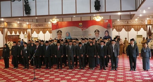 Gubernur Al Haris Lantik 117 Pejabat Eselon III dan IV Berikut Nama-namanya