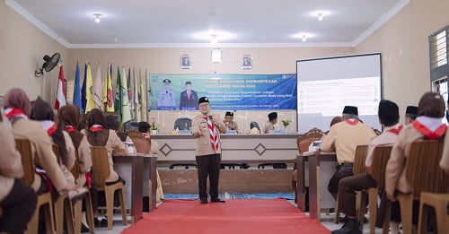 H Maulana Pimpin Rakor Kepramukaan Kota Jambi 2024