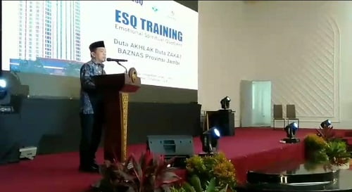 Pelatihan ESQ BAZNAS, Gubernur Al Haris Kehadirannya Berikan Warna Tersendiri