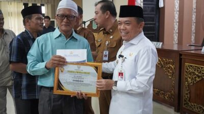 Apresiasi ASN Yang Pensiun Gubernur Al Haris Negara Hadir Dalam Perlindungan Sosial