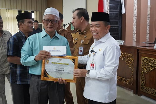 Apresiasi ASN Yang Pensiun Gubernur Al Haris Negara Hadir Dalam Perlindungan Sosial