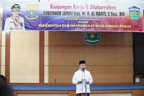 Hari Ke-5 Ramadhan 1445 H, Gubernur Al Haris Silaturahmi dan Buka Puasa bersama Masyarakat Sungai Penuh