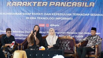 Kementerian Kominfo RI Adakan Diskusi Publik Pembinaan Ideologi Pancasila Bagi Gen-Z