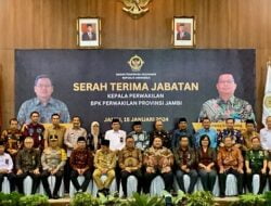 Ketua DPRD Jambi Hadiri Serah Terima Jabatan Kepala BPK Perwakilan Provinsi Jambi