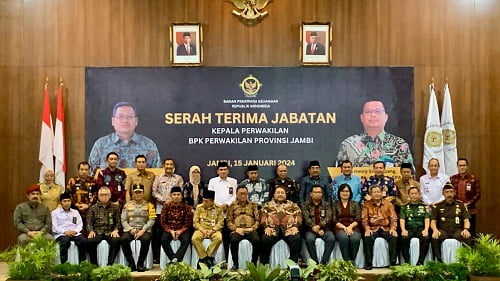 Ketua DPRD Jambi Hadiri Serah Terima Jabatan Kepala BPK Perwakilan Provinsi Jambi