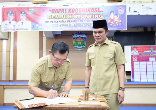 Pemkot Sungai Penuh Gelar Rakor Rembuk Stunting Tahun 2024
