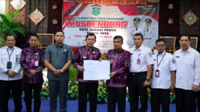 Walikota Ahmadi Buka Musrenbang Kota Sungai Penuh tahun 2024