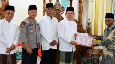 Walikota Ahmadi Lakukan Safari Ramadhan di Masjid Baitun Nur Sungai Liuk