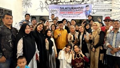 Calon Walikota Jambi H Maulana Silaturahmi dan Buka Bersama Gen Z Tim Biru Langit