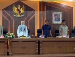 Wabup Bakhtiar Hadiri dan Dengarkan Rekomendasi DPRD Terhadap LKPJ Bupati Batanghari