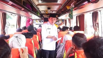 Gubernur Al Haris Lepas Mudik Gratis untuk Warga Jambi dan Mahasiswa di Perantauan