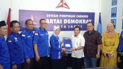 Bacawako H Maulana Resmi Daftarkan Diri ke DPC Demokrat Kota Jambi