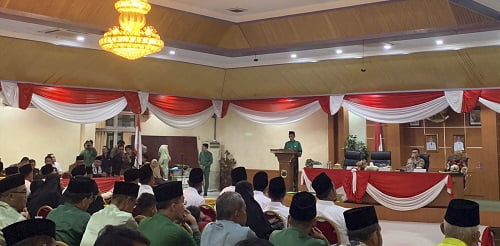 Wabup Hadiri Lepas Baiat dan Ikrar Setia NKRI Jamaah Anshari Syariah dan Eks Napiter Wilyah Jambi