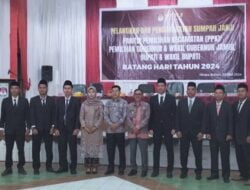 Asisten II Setda Batanghari Hadiri Pelantikan PPK