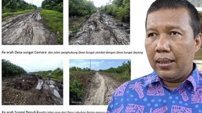 Bupati Romi dan kondisi jalan di Tanjabtim