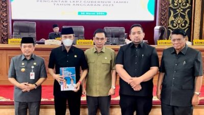 DPRD Provinsi Jambi Gelar Paripurna Penyampaian LKPJ Gubernur Jambi Tahun Anggaran 2023
