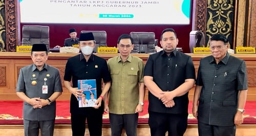 DPRD Provinsi Jambi Gelar Paripurna Penyampaian LKPJ Gubernur Jambi Tahun Anggaran 2023
