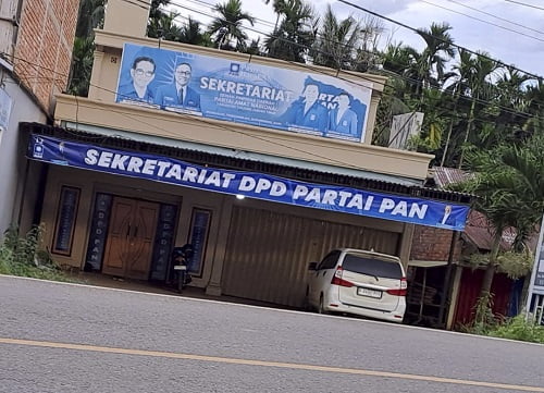 Dibesarkan PAN Romi Tak Peduli Kantor PAN Tanjabtim