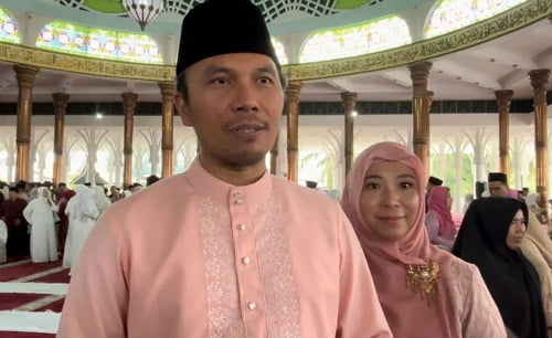 Edi Purwanto Beserta Istri Hadiri Akad Nikah Putri Gubernur Jambi