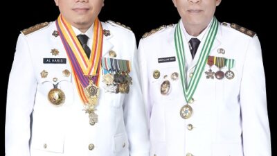 Gubernur Al Haris dan Wakil Gubernur Abdullah Sani