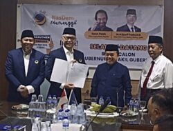 Kompak Berdua, Al Haris dan Abdullah Sani Kembalikan Berkas Partai Nasdem