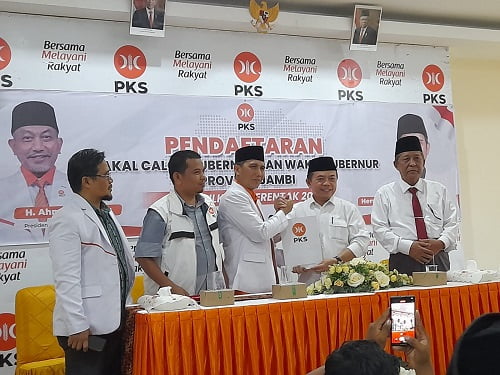 Lanjutkan Jambi Mantap Jilid II, Al Haris-Sani Resmi Melamar PKS