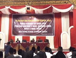 Pelantikan Anggota PPS Pemilukada se-Kabupaten Batanghari Dihadiri M Rifa’i