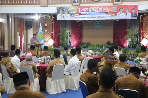 Wagub Sani Awali Halal Bihalal Pemprov Jambi di Kota Sungai Penuh
