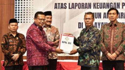 Waka II Dampingi Bupati Batanghari Terima Predikat WTP dari BPK RI
