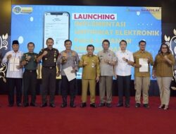 Gubernur Al Haris Launching Implementasi Sertifikat Elektronik di 4 Kantor Layanan Pertanahan Daerah