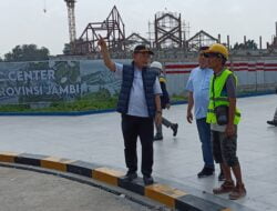 Al Haris Kembali Sidak Proyek Islamic Center: Optimis Selesai Tepat Waktu