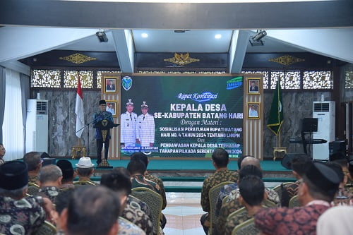 Pemkab Laksanakan Rakor Bersama Kades Se-Kabupaten Batanghari
