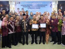 Pemkot Sungai Penuh Raih Juara Pertama Penurunan Stunting Se-Provinsi Jambi
