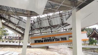Terkait Ambruknya Gedung MPP, Komisi III DPRD Muaro Jambi Sebut Pihak PU dan Kontraktor Harus Bertanggung Jawab