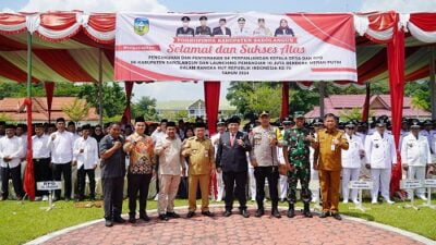 Gubernur Al Haris Hadiri Pengukuhan Perpanjangan Masa Jabatan Kades dan BPD Se-Kabupaten Sarolangun
