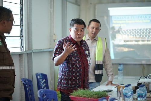 Kadis PU Cek Progres Pembangunan Stadion