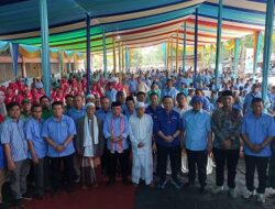 Sarolangun Kabupaten Pertama Pelantikan Tim Pemenangan Haris-Sani, Turut Dihadiri Cabup dan Cawabup